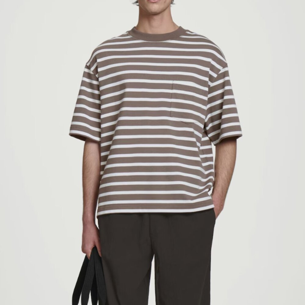 COS-OVERSIZED HEAVYWEIGHT COTTON T-SHIRT-Size M